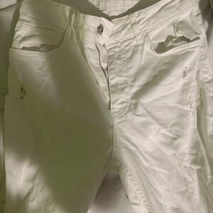 Zara White Jeans